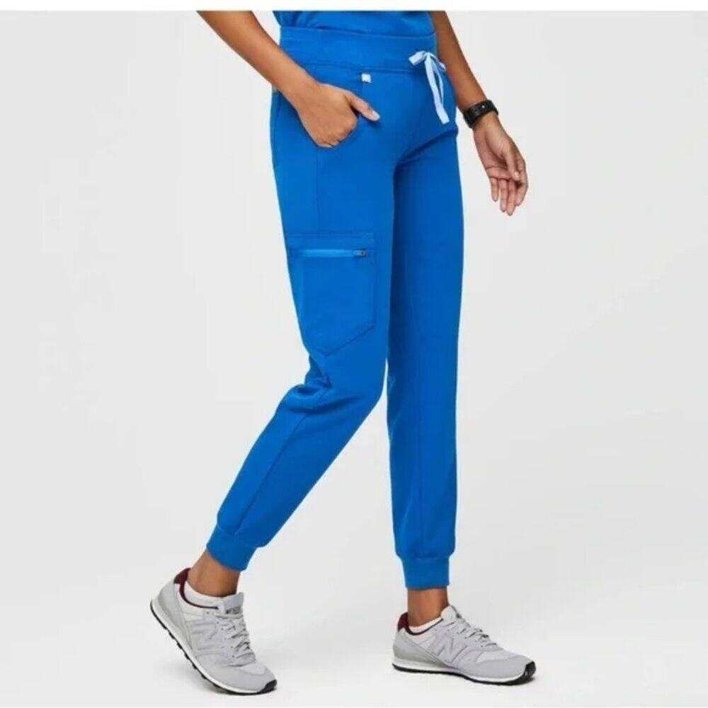 Figs XXS Zamora Jogger Scrub Pants Royal Blue Womens